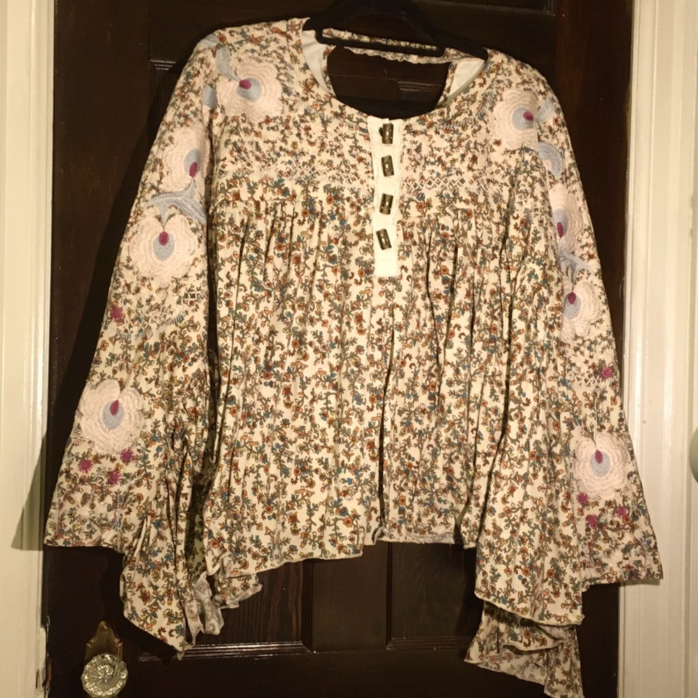 Gimmicks by Buckle Boho Long Sleeve Poncho Top